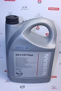 Запчасть: масло трансмиссионное CVT NS-3 5L NISSAN Запчасть: масло трансмиссионное CVT NS-3 5L NISSAN